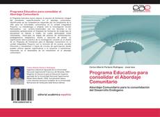 Capa do livro de Programa Educativo para consolidar el Abordaje Comunitario 