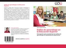 Bookcover of Estilos de aprendizaje en la Educación Superior