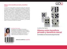 Capa do livro de Dilema entre beneficio privado y beneficio social 