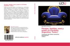Parejas, familias, sexo y poder en Córdoba, Argentina. Tomo I kitap kapağı