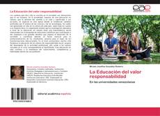 Portada del libro de La Educación del valor responsabilidad