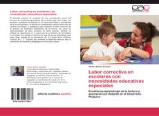 Buchcover von Labor correctiva en  escolares con necesidades educativas especiales