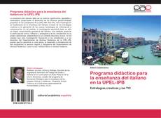 Portada del libro de Programa didáctico para la enseñanza del italiano en la UPEL-IPB