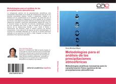 Metodologías para el análisis de las precipitaciones atmosféricas kitap kapağı