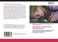 Portada del libro de Conducta suicida en la adolescencia