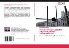 Vinculación universidad-empresa para la competitividad kitap kapağı