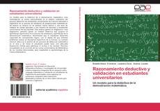 Bookcover of Razonamiento deductivo y validación en estudiantes universitarios