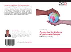 Couverture de Contactos lingüísticos afrohispanobantúes