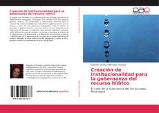 Creación de institucionalidad para la gobernanza del recurso hídrico kitap kapağı