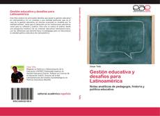 Portada del libro de Gestión educativa y desafíos para Latinoamérica