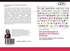 Buchcover von De la Evaluación al Análisis de Políticas Públicas
