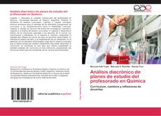 Portada del libro de Análisis diacrónico de planes de estudio del profesorado en Química