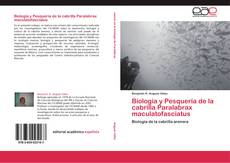 Portada del libro de Biología y Pesquería de la cabrilla Paralabrax maculatofasciatus