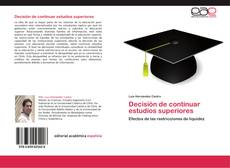 Capa do livro de Decisión de continuar estudios superiores 