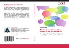 Portada del libro de Análisis funcional de la interacción terapéutica