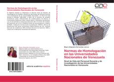 Capa do livro de Normas de Homologación en las Universidades Nacionales de Venezuela 