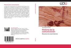Buchcover von Historia de la comunicación
