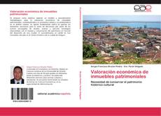 Capa do livro de Valoración económica de inmuebles patrimoniales 