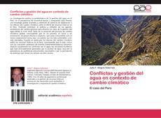 Capa do livro de Conflictos y gestión del agua en contexto de cambio climático 