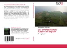 Buchcover von Los arrendamientos rústicos en España
