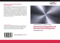 Capa do livro de Simulación Holográfica de Axicones Birrefringentes 