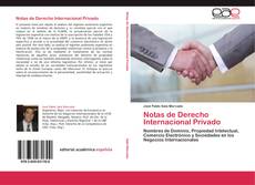 Bookcover of Notas de Derecho Internacional Privado