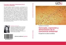 Buchcover von Concepto, expresión y dimensiones de la conciencia ambiental