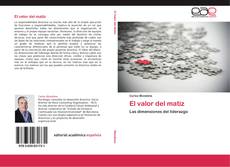 Bookcover of El valor del matiz