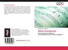 Bookcover of Notas al programa