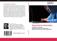 Bookcover of Seguridad en informática