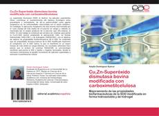 Buchcover von Cu,Zn-Superóxido dismutasa bovina modificada con carboximetilcelulosa