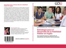 Buchcover von Estrategia para el desarrollo de la Habilidad Hablar en Inglés