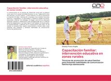 Capacitación familiar: intervención educativa en zonas rurales kitap kapağı
