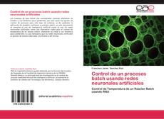 Capa do livro de Control de un procesos batch usando redes neuronales artificiales 