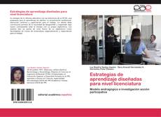 Estrategias de aprendizaje diseñadas para nivel licenciatura kitap kapağı