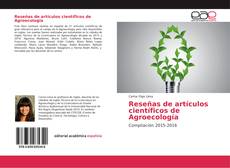 Reseñas de artículos científicos de Agroecología kitap kapağı