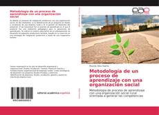 Metodología de un proceso de aprendizaje con una organización social kitap kapağı