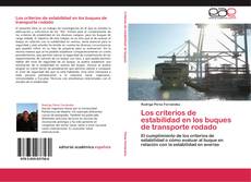 Buchcover von Los criterios de estabilidad en los buques de transporte rodado