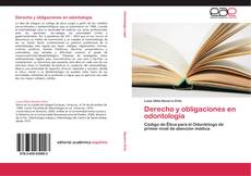 Buchcover von Derecho y obligaciones en odontología
