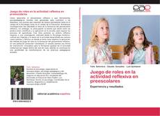 Capa do livro de Juego de roles en la actividad reflexiva en preescolares 
