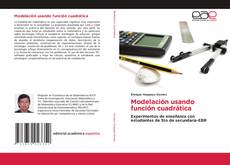Buchcover von Modelación usando función cuadrática