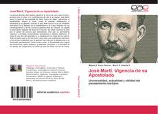 Copertina di José Martí. Vigencia de su Apostolado