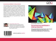 Inconmensurabilidad e interpretación kitap kapağı