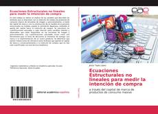 Capa do livro de Ecuaciones Estructurales no lineales para medir la intención de compra 
