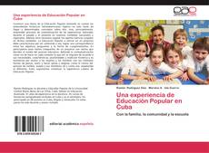Una experiencia de Educación Popular en Cuba kitap kapağı
