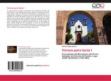 Bookcover of Versos para tecla I