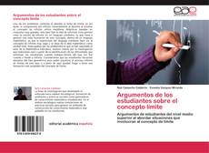 Bookcover of Argumentos de los estudiantes sobre el concepto límite