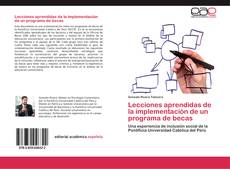 Bookcover of Lecciones aprendidas de la implementación de un programa de becas
