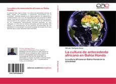 Buchcover von La cultura de antecedente africano en Bahía Honda