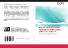 Buchcover von Formación Institucional del sector público